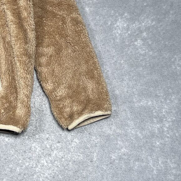 J Crew Sweater Women’s XS Tan Brown Fleece Sherpa 1/2 Zip Pullover Teddy Comfy - Picture 5 of 10